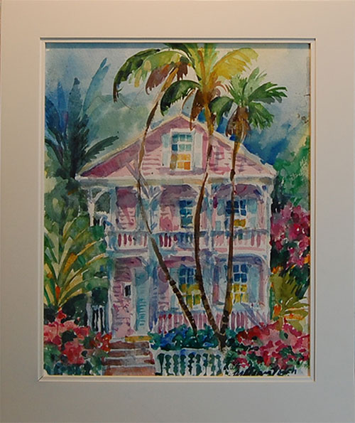 Pink House in Key West
